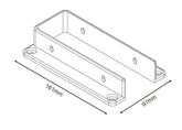 Wall/post brackets 2 PACK for Hamptons Full Privacy PVC fencing